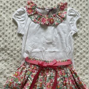 Lily Rose Trotter London Betsy skirt and shirt size 2/3